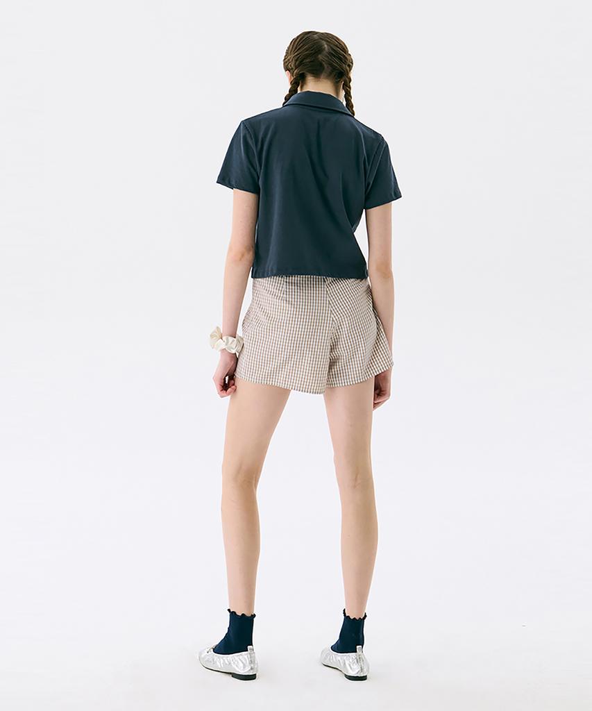 JUNEJUNE SPACE Vol13. Crop Pk T-Shirts_Navy(Vol13. Crop Pk T-Shirt_Navy)