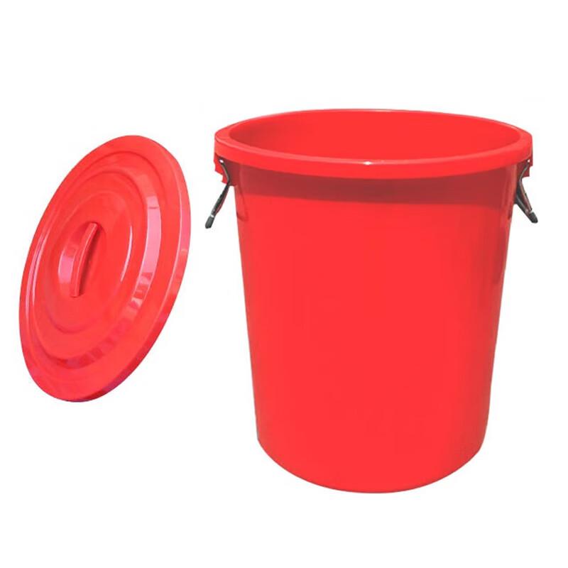 Thickened Plastic Storage Bucket with Lid