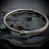 Elegant Alloy Craftsmanship Ouroboros Bracelet Symbolic Daily Wear Bangle Mystical Jewelry for Party Wear