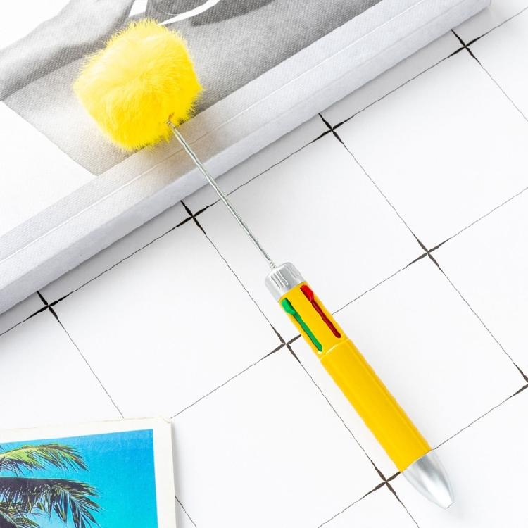 Multicolor Pen Ballpoint Beadable Retractable Ballpoint Pen 4 Color in 1 Ballpoint Pen Retractable Multicolor Pen