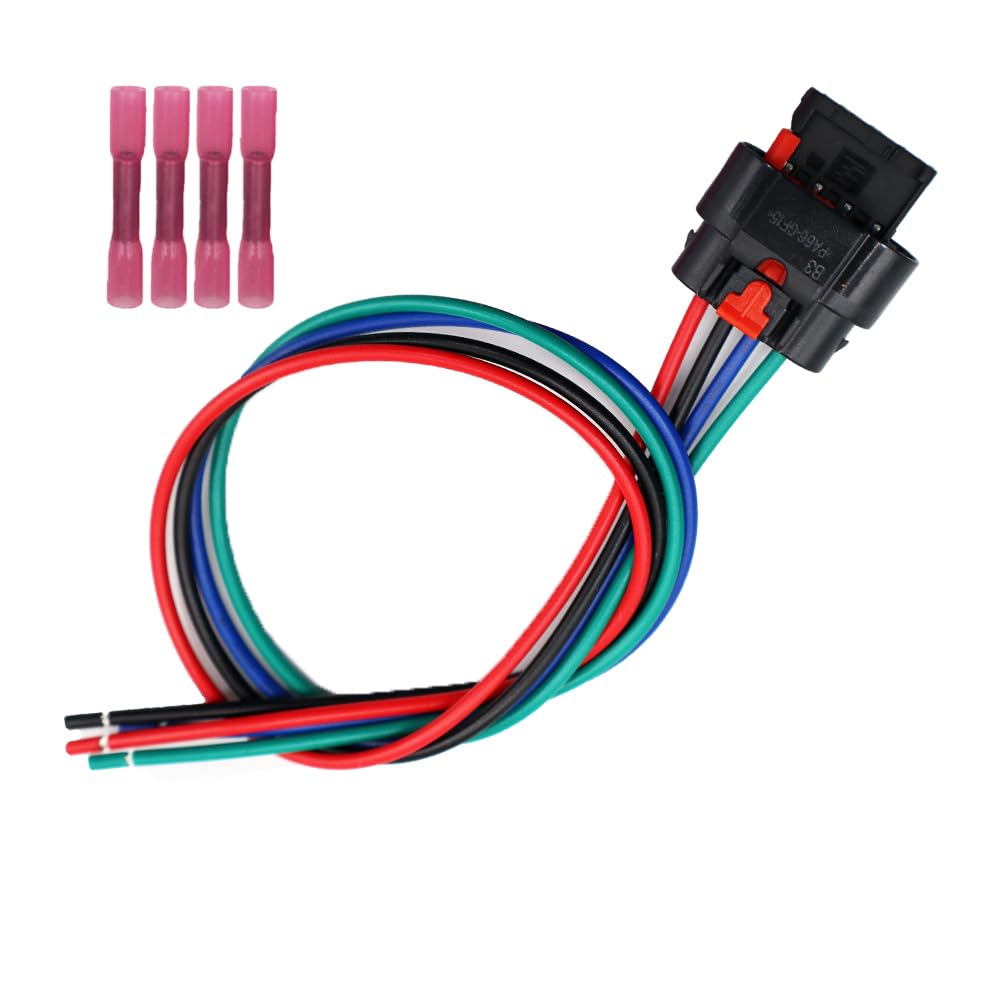 Fuel Rail Pressure Sensor Connector Pigtail Compatible with Chevy and GM 2017-2024 with L5P Duramax 6.6L Engine Wiring Harness Plug