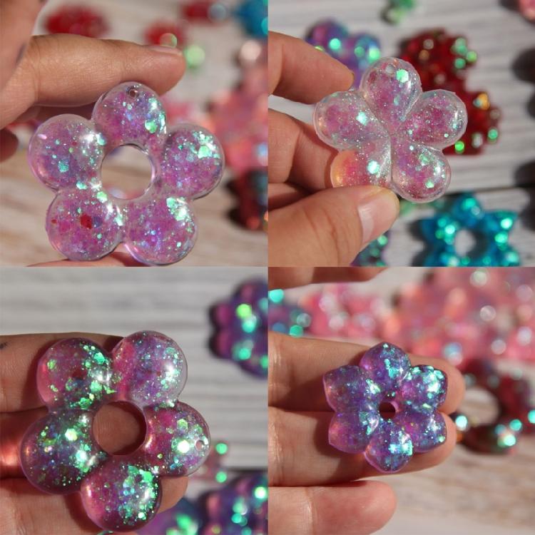 Premium Silicone Mold For Round Flower Earrings And Jewelry DIY Crafting With Easy Demolding