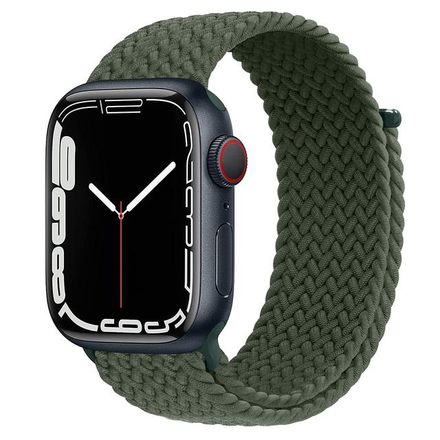 Band For Apple watch strap 44mm 40mm 45mm 41mm 42mm ultra 49mm correa Braided Solo Loop bracelet Apple watch series 7 3 5 se 6 8