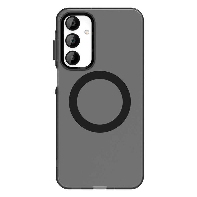 

Для Samsung M15 чехол Samsung Galaxy M15 Capa противоударный кольцевой магнитный матовый прозрачный беспроводной зарядный чехол Samsung M15 For Samsung M15 чёрный