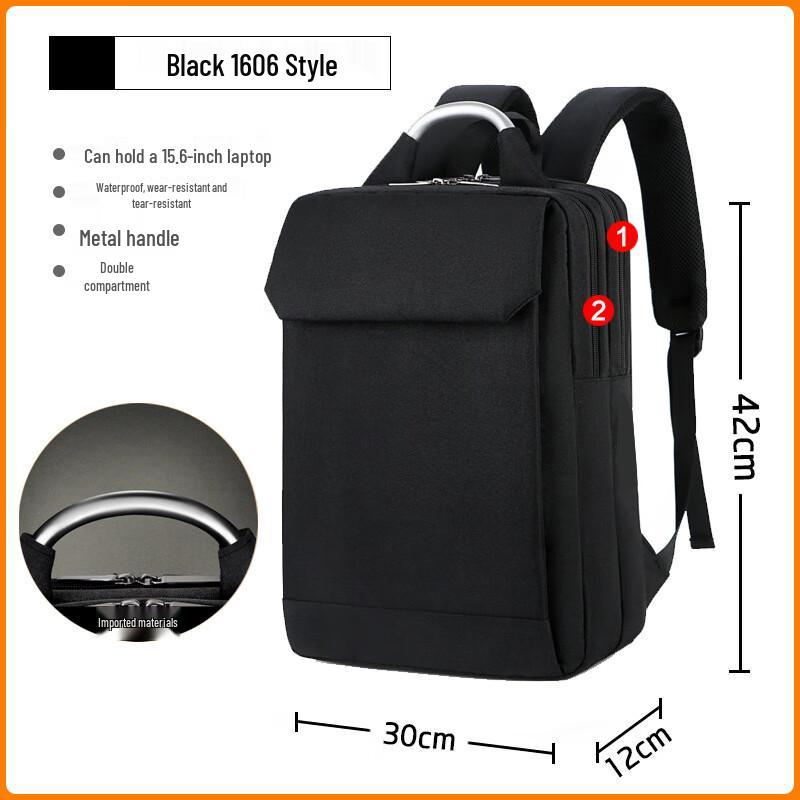 Li Shen Flip-top Nylon Laptop Backpack 45-55L