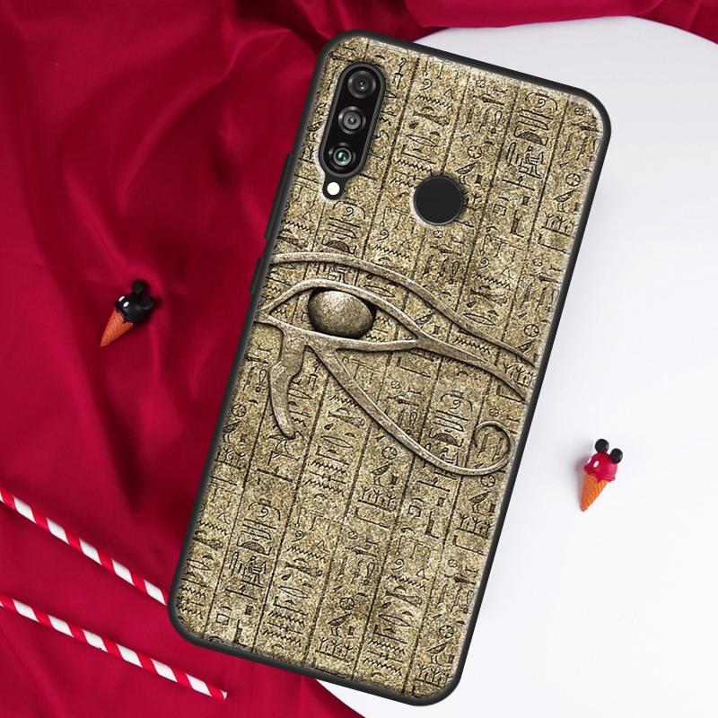 Sacred Eye of Horus Egypt Fresco For Huawei Nova Y61 Y70 Y90 Y60 Y72 Y91 12s 12i 11i 7i 8i 9 10 SE P60 Pro P30 P40 Lite Case
