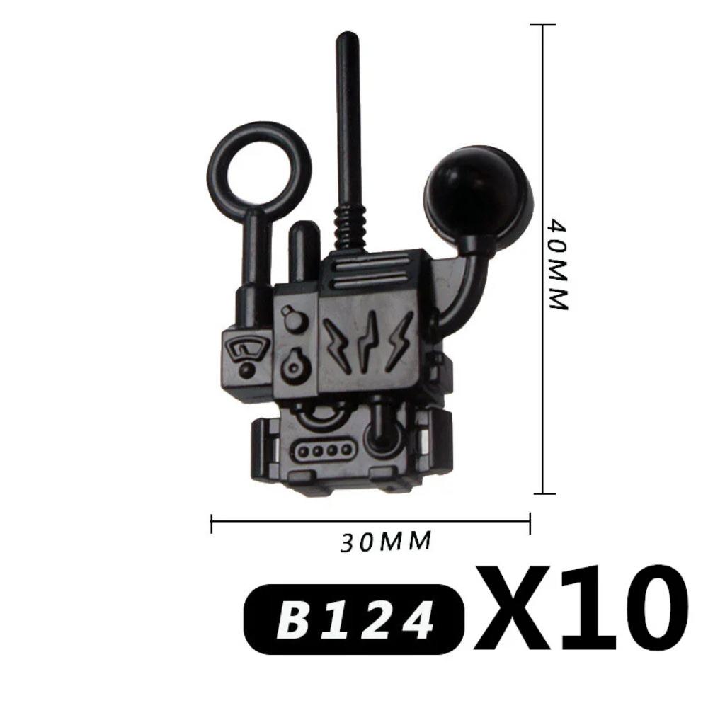 Military Building Blocks MOC Star Movie Characters Solider Figures War Mini Bricks Weapons Accessories Guns Cloak Axe Armor