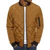 Men's Oversized Quilted Puffer Jacket  Fall Winter Multicolor Casual Outerwear