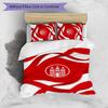 FC St. Set Lenzuola 3 Pezzi Stampato Calcio Pauli, Confortevole Set Copripiumino per Camera da Letto Amico della Pelle