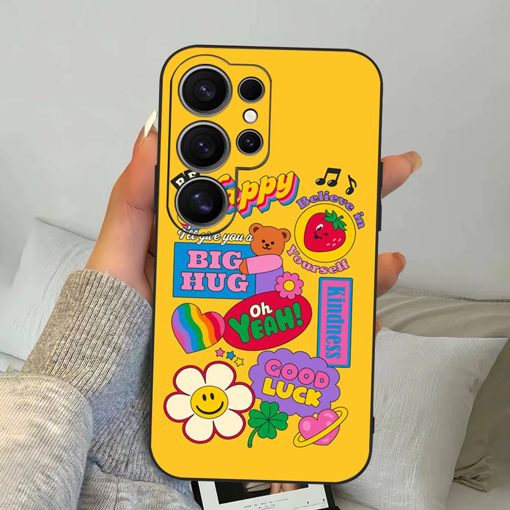

Popular LOGO W-Wiggle Phone Case For Samsung S 24 Fe 25 Ultra Plus 20 Lite 21 30 22 23 24 22 Ultra 5G Fundas Samsung S20 ULTRA 5G