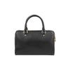 Coach Rowan 27 Zipper Closure Detachable Shoulder Strap Cross-grain Leather Boston Bag Shoulder Hand Crossbody Bag Large Size Women's Pure Black