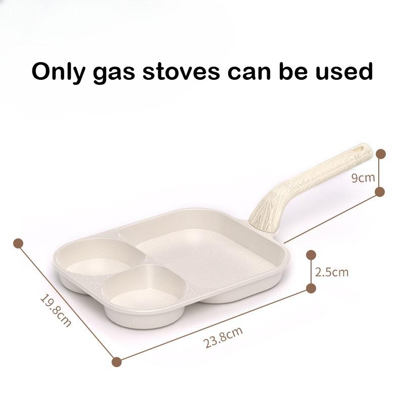 Multi-purpose non-stick pan, large egg-frying pan, multi-functional breakfast pot, deepened universal frying pan