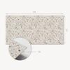 Set of Self-Adhesive Vinyl Tiles with a Pattern of Various Shapes 10x40x20 cm