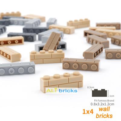 80pz Blocchi da Costruzione Fai da Te Mattoncini Spessi Figure 1x4 Punti Educativi Creativi Dimensioni Compatibili Con Marche Giocattoli per Bambini