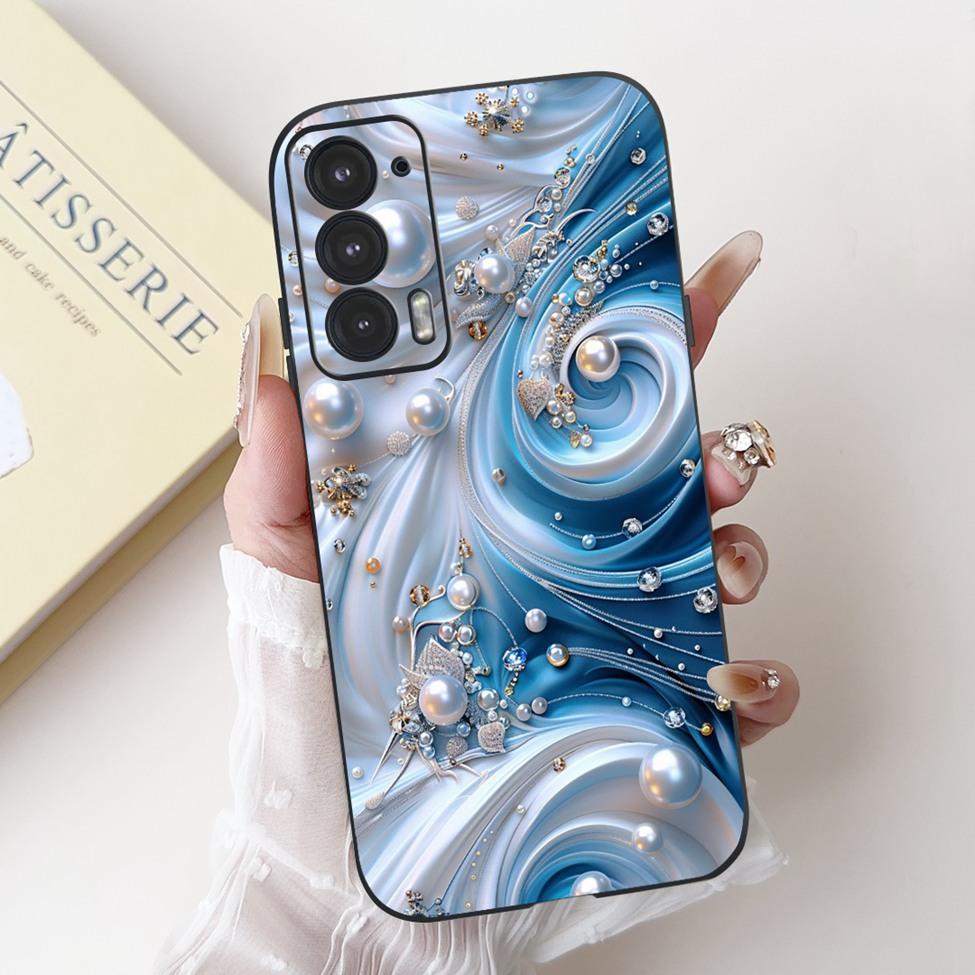 For Edge 20 20Pro 20Lite Phone Cover For Motorola Edge 20 Pro Case Silicone Luxury Fashion Love Cute Cat Girl Funny Cool Painted