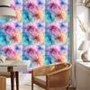 Wallpaper Ink blue, turquoise, purple and powder pink 50x1000