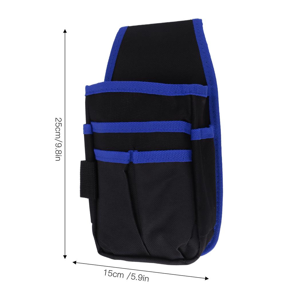Tool Waist Bag Heavy Duty Oxford Cloth Waist Tool Pouch for Electrician Technician Electrical Maintenance Work