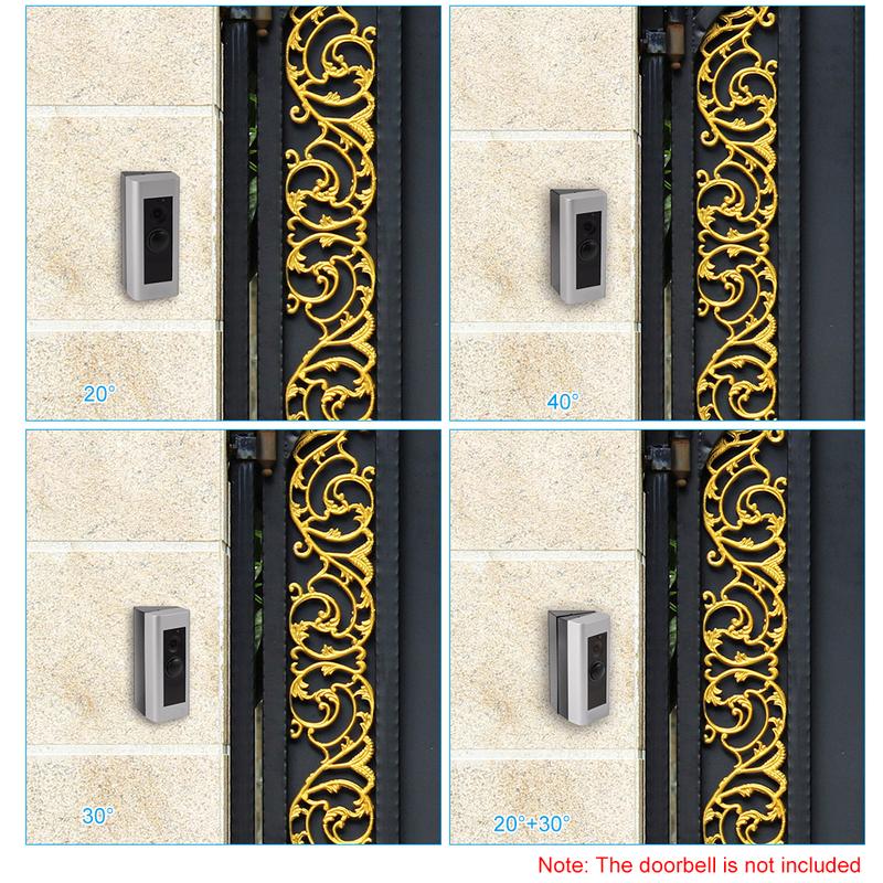 Soporte de Ángulo Ajustable Soporte para Timbre para Ring Video Doorbell Pro Más Opciones de Ángulo para Videotimbre