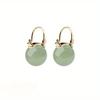 Earrings temperament, personalized jade earrings, earrings, anti-allergic buckles