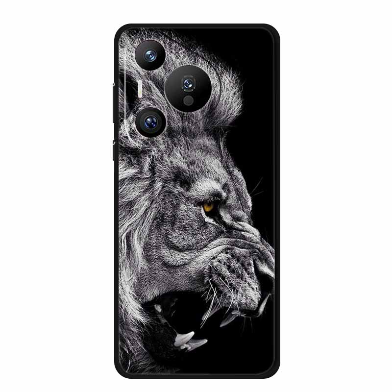 For Huawei Pura 70 Pro Case Pura70 Pro Plus Coque Black Silicone Soft Back Cover For Huawei Pura 70 Ultra Phone Case Funda Shell