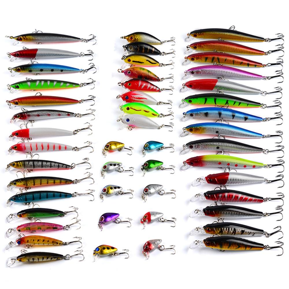 48 Luya Bait Sets Can Be Mixed Freely Soft Bait and Hard Bait Can Be Eaten By The Cocked Bass