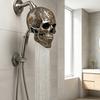 Resin Shower Head for Kids Skull-Shaped High Pressure Shower Head Easy Installation Bathroom Decor