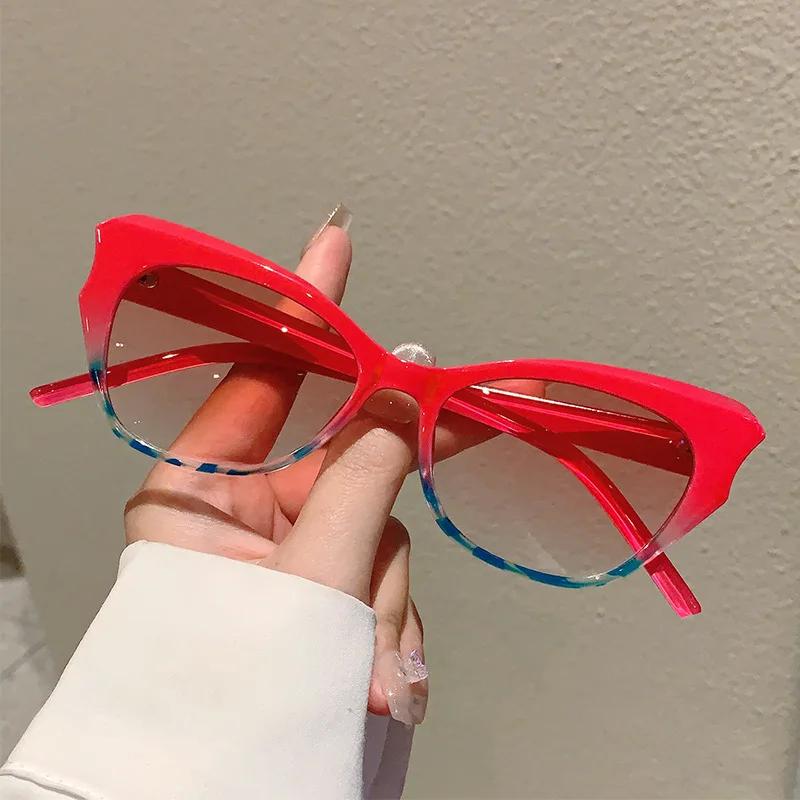 Luxury Brand Designer Vintage Butterfly Sunglasses Women For Men New In Sun Glasses Trendy Punk Popular Pink Eyeglasses Uv400