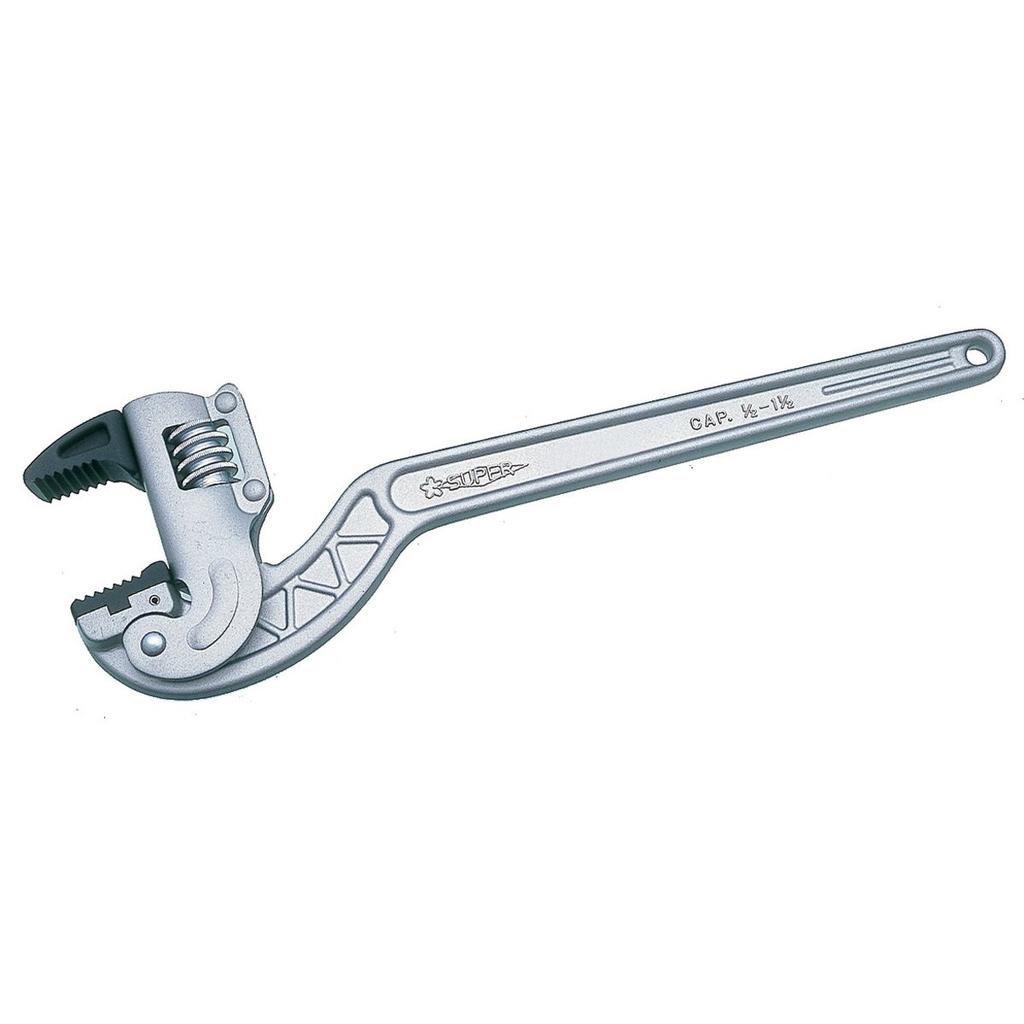 Super Aluminum Corner Pipe Wrench Paiton Standard Type Gripable
