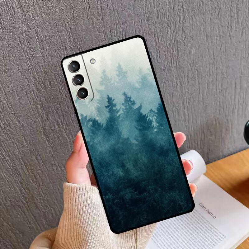Forest Trees Mountain Phone Case For Samsung Galaxy S25 S26 Ultra S20 S21 S22 S23 S24 S10 Plus S24 FE S25 FE Cover