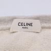 Celine [Excellent Condition/Domestically Authorized] 2Y31F765N Eddie Era Logo Print Loose Sweatshirt/ Tops S IvoryUsed