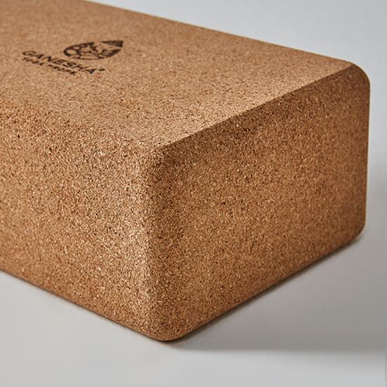 The Ganesha Cork Yoga Block