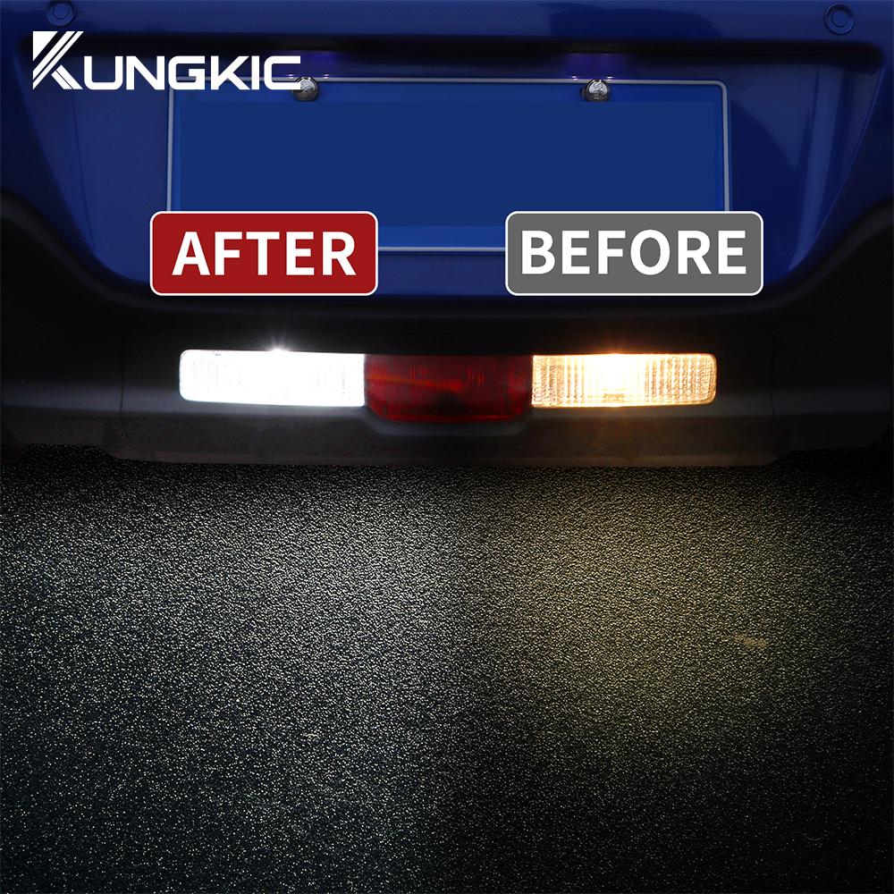 9PCS White LED Interior Light Reverse Bulbs Kit For BRZ For Toyota GR86 2025 2025 2025 2025 Trunk Reading Signal Lamp KUNGKIC