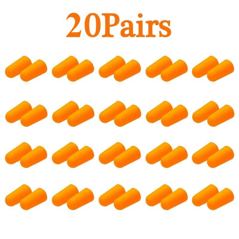 50/20/10 Paar Anti-Lärm-Ohrstöpsel Arbeit Studium Schlaf Reise Flugzeug Lärmreduzierung Weiche Schaumstoff-Ohrstöpsel Einzeln verpackt