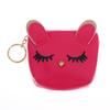 Mini Cute Cat Wallet Keychain Cartoon Lipstick Bag Fashion Earphone Keys Storage Bags Zipper Coin Purse Pendant Girls Gift