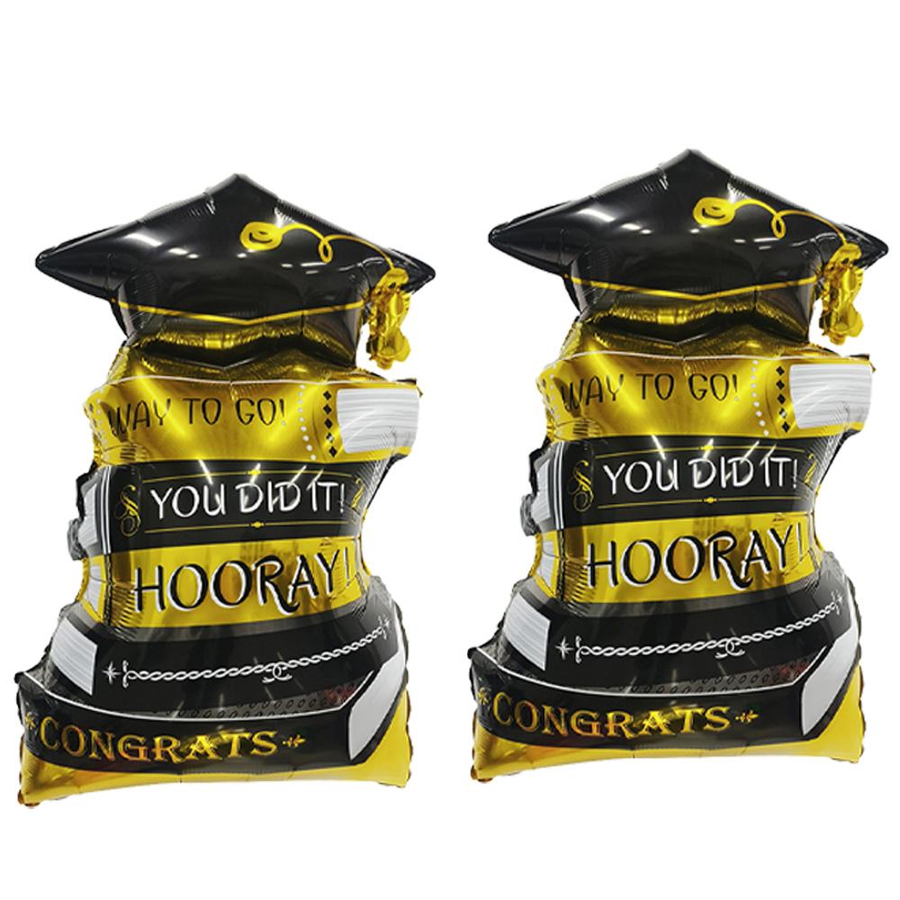 Graduation Book-Themed Aluminum Foil Balloons, Suitable for Graduation Ceremony Celebrations, Graduation Party Decorations, and Graduation Season Other