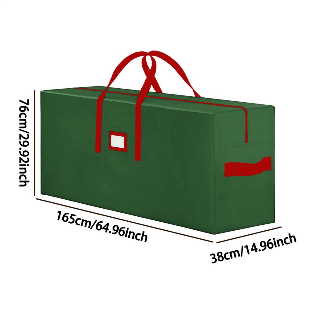 Large Christmas Tree Storage Bag Waterproof Tub Xmas Tree Decoration Wreath Storage Box Handles Organizer for Home