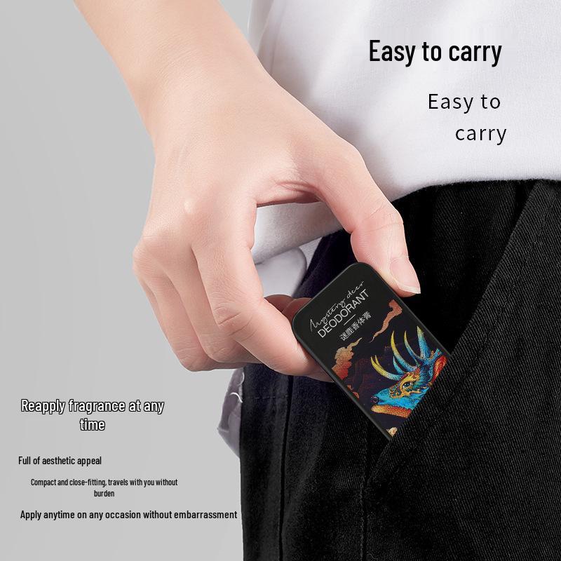 Mizilu Alcohol-Free Solid Perfume: Fresh, Long-Lasting Unisex Fragrance, Portable Body Balm.