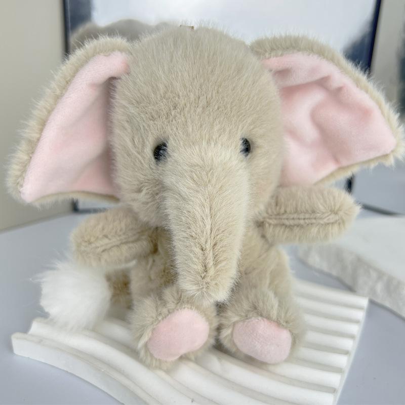 New Cartoon-style Internet-famous Scented Polyester Fiber Elephant Plush Toy Little Elephant Doll Keychain Bag Schoolbag Pendant
