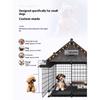 Klatka dla psa Mała Willa dla psa z oddzieleniem toalety Szczeniak Pomeranian Teddy Kennel Ogrodzenie dla zwierząt Ogrodzenie Wewnętrzne
