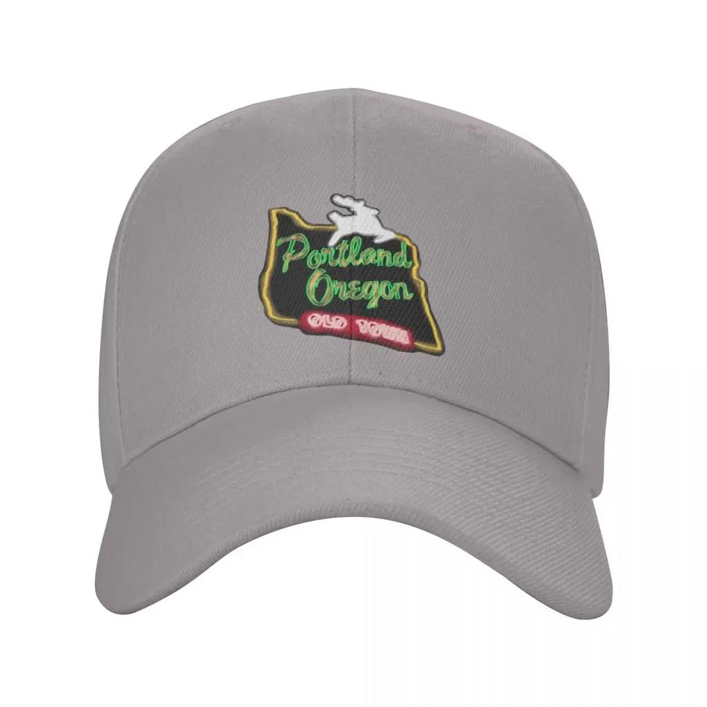 Portland Oregon Sign Baseball Cap Unique Hats Funny Hat Fishing Hat Tea Hat Woman Men's