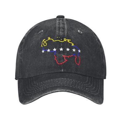 Casquette de Baseball Lavée Venezuela Mode Casquette de Camionneur Protection Solaire Printemps Homme Adulte Randonnée Pêche Casquettes de Baseball