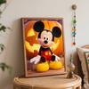 disney mickey mouse pumpkin digital oil painting hand painting kit diy home decoration