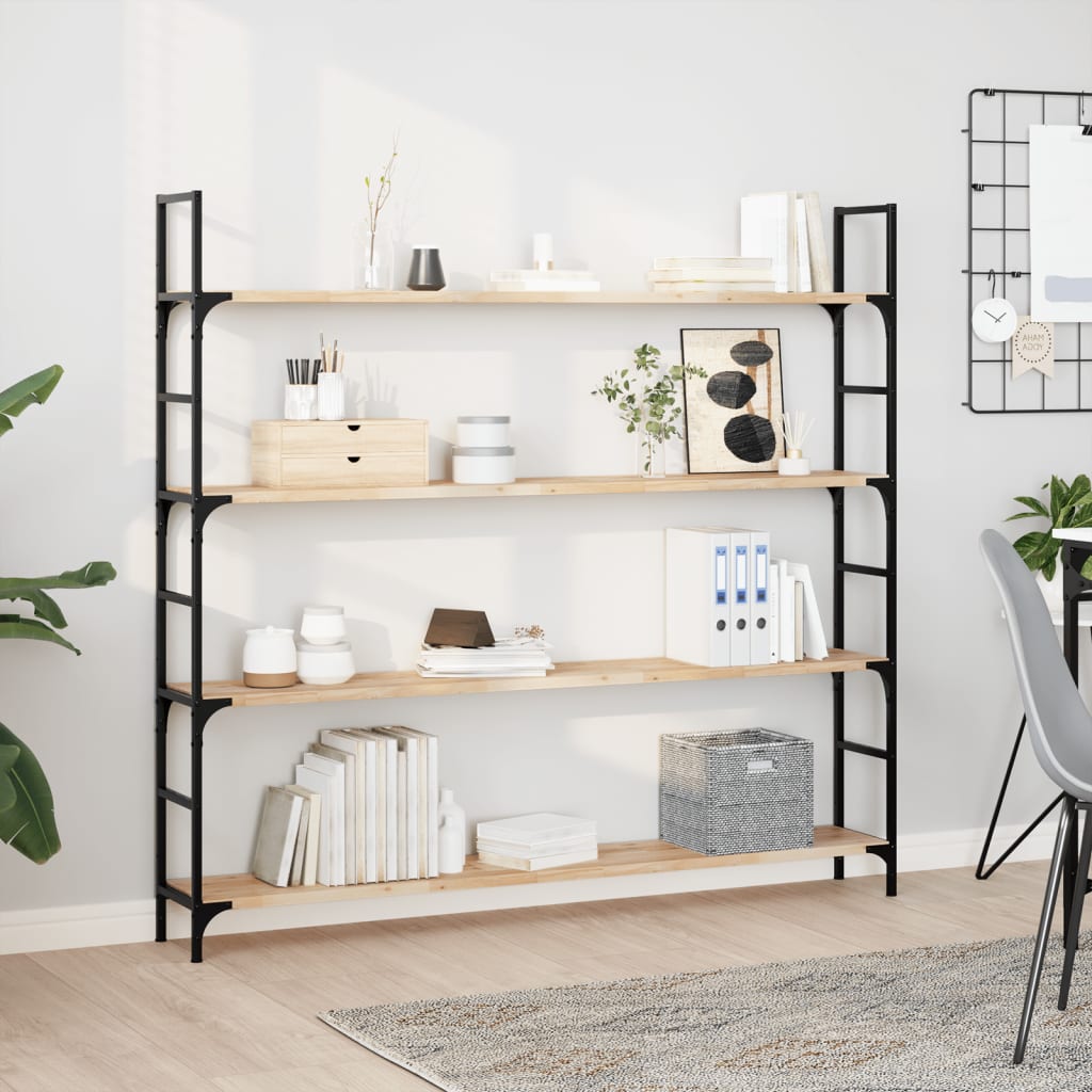 Floating Shelf 120 x 20 x 2 cm Solid Acacia Wood Untreated