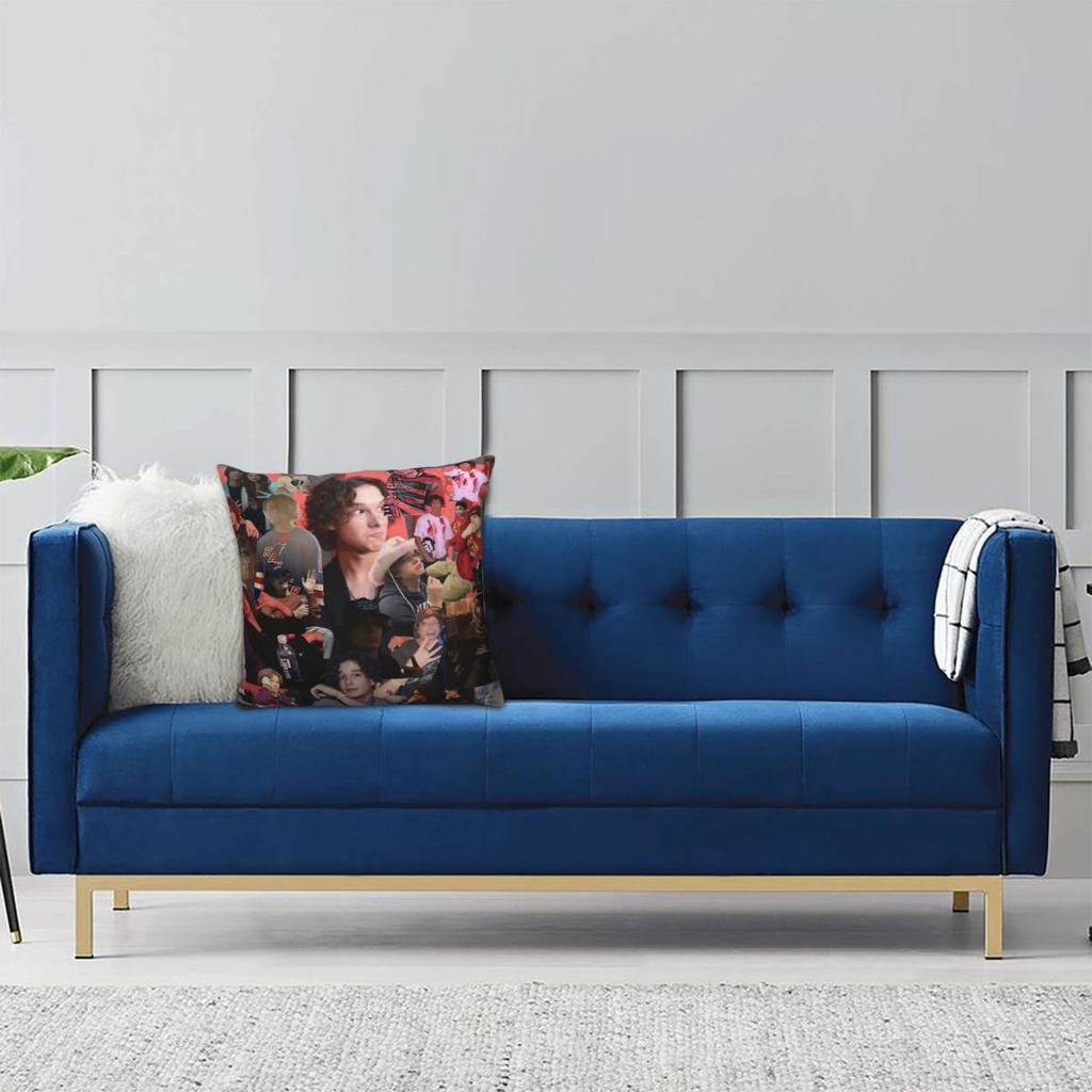 American Mason Thames Actor Pillow Cover Vintage Pillow Case Polyester Custom Cushion Cover Pillowcases For Living Room Chair