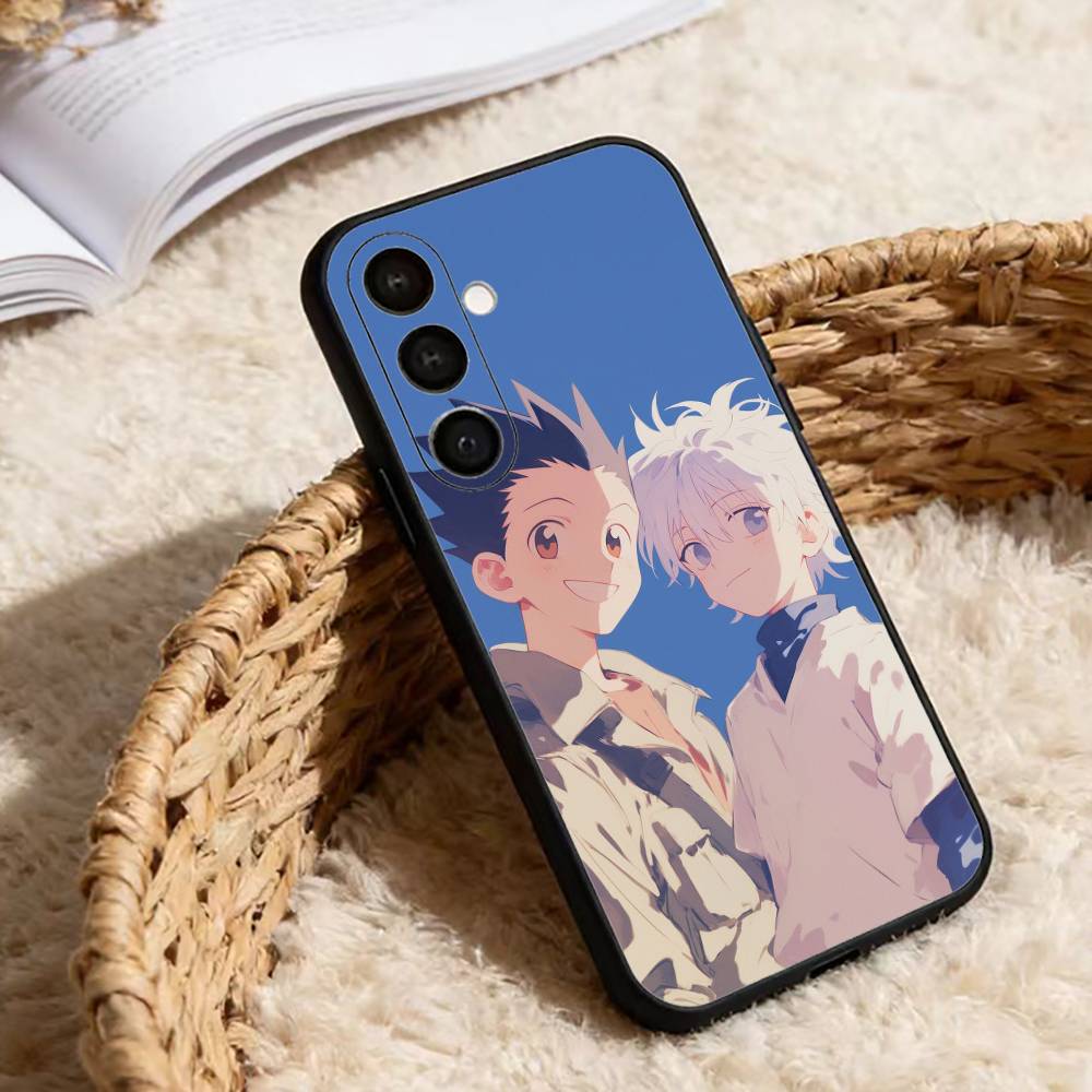 Gon & Killua Hunter X Hunter Phone Case For Samsung Galaxy A13,21s,22,31,32,52,53,71,72,73,Soft Black Cover