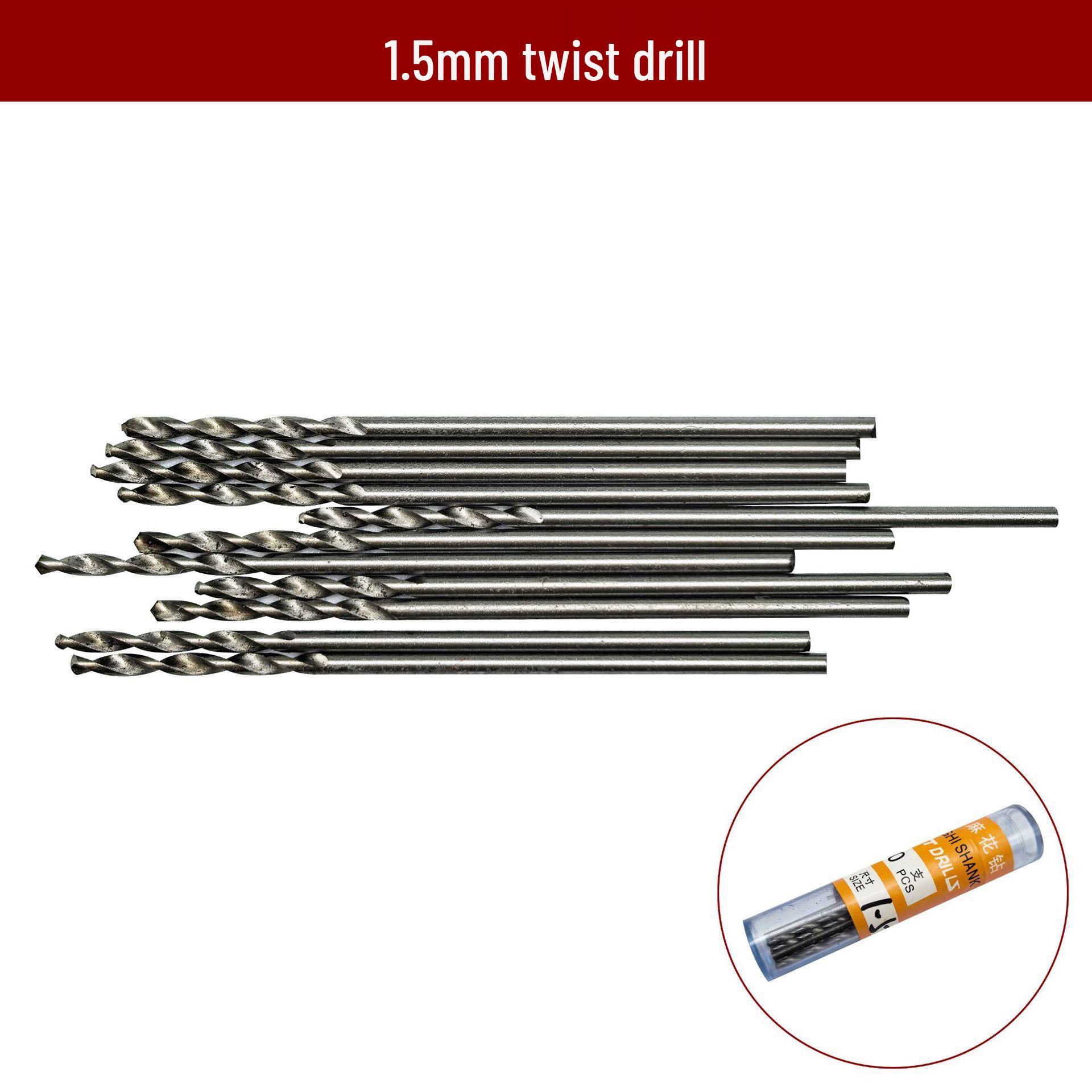 

High-Speed Steel Twist Drill Bit for Drilling Antique Items, Buddhist Beads, Amber, Pearls, Miniature Electric and Hand-Cranked Drill Tools.