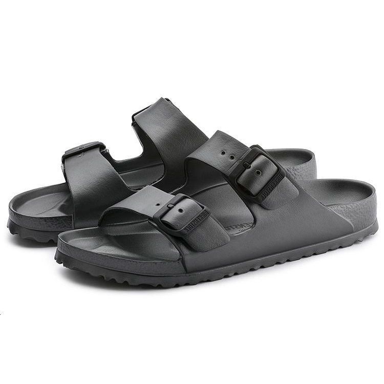 Birkenstock Arizona Double Buckle Breathable EVA Slide Sandals Unisex Sandals Gray 1001497