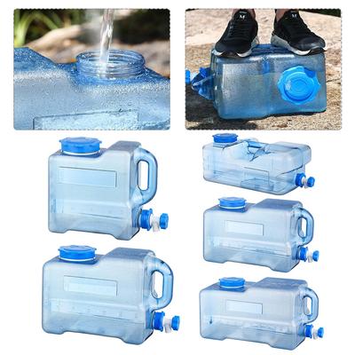 Récipient d'eau d'urgence avec robinet Grande capacité Pichet d'eau portable Polyvalent pour véhicule Voiture Camping en plein air