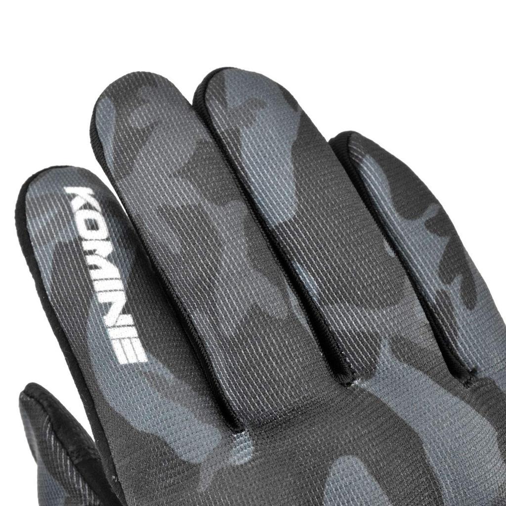 Komine Motorcycle Protective Riding Mesh Plaid Size Mesh Suitable for and Autumn Gloves, Gloves, Black, S, GK-233 1231, Material, Spring, Summer,