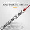 10PCS 8-Shape Swivel Rolling Connector Flexible Rotation Fishing Rolling Swivel   Carp Fishing